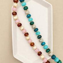 Load image into Gallery viewer, MULTI RESIN BEADED NECKLACE
