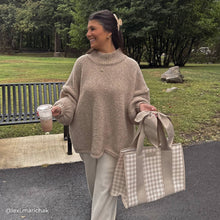 Load image into Gallery viewer, Case-Mate Latte Gingham Bow Jelly Tote Bag