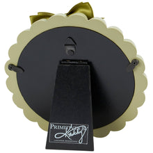 Load image into Gallery viewer, Green Beaded Round Photo Frame