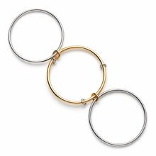 Load image into Gallery viewer, Modern Knot Accent Bangles – Minimal Stack Set