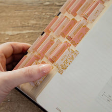 Load image into Gallery viewer, Gold Foil Bible Tabs - Melon