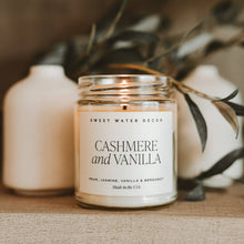 Load image into Gallery viewer, Cashmere and Vanilla 9 oz Soy Candle - Home Decor & Gifts