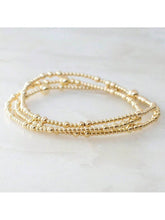 Load image into Gallery viewer, MULTI LAYER GOLD BALL CHAIN BEADED BRACELET
