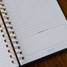 Load image into Gallery viewer, Sermon Notes Journal - Teal Spiral