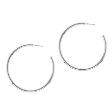 Load image into Gallery viewer, The Best Of Hoops Earrings, Brilliant Silver
