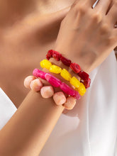 Load image into Gallery viewer, Bohemian Resin Nugget Stretch Bracelet | 80B1868
