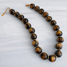 Load image into Gallery viewer, Bold Sphere Bead Necklace – Polished Statement Strand
