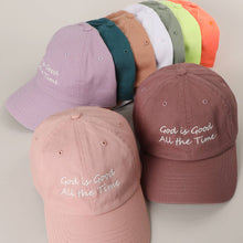 Load image into Gallery viewer, God is Good All The Time Embroidery Baseball Cap
