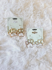 PAW PRINT EARRING