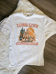LONG LIVE COWGIRLS WHITE TEE