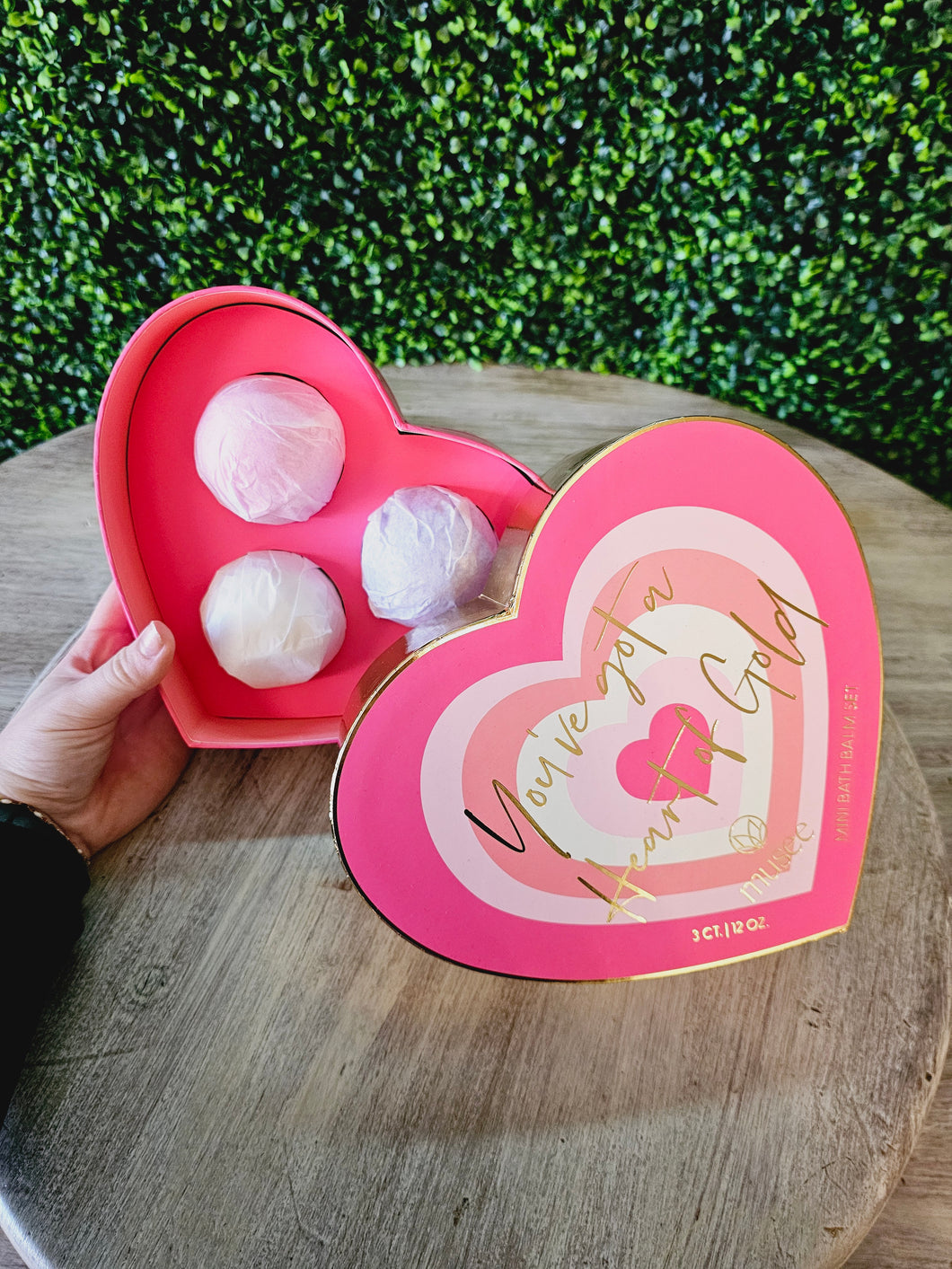 HEART OF GOLD BATH BALM SET