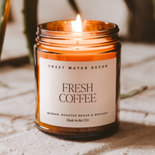 Load image into Gallery viewer, Fresh Coffee 9 oz Soy Candle - Home Decor &amp; Gifts
