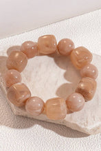 Load image into Gallery viewer, Color-Block Cube Circle Stretch Cord Bracelet | 40B5197
