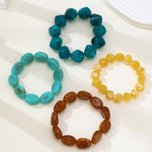 Load image into Gallery viewer, Bohemian Resin Nugget Stretch Bracelet | 80B1868
