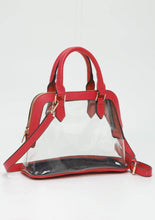 Load image into Gallery viewer, Analise Clear Satchel/Crossbody Bag

