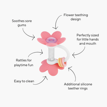 Load image into Gallery viewer, Flower Teether Rattle Toy
