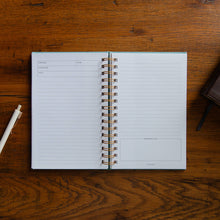 Load image into Gallery viewer, Sermon Notes Journal - Teal Spiral
