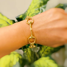 Load image into Gallery viewer, Equestrian Linked Bracelet
