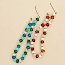 Load image into Gallery viewer, MULTI RESIN BEADED NECKLACE

