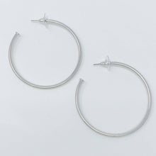 Load image into Gallery viewer, The Best Of Hoops Earrings, Brilliant Silver
