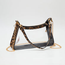 Load image into Gallery viewer, TG10618 Marilyn Clear Satchel Bag With Chain Strap
