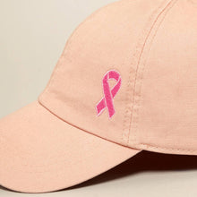 Load image into Gallery viewer, Breast Cancer Awareness Ribbon Baseball Cap
