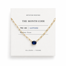 Load image into Gallery viewer, The Month Code Birthstone Necklace Collection
