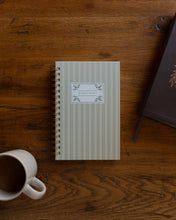 Load image into Gallery viewer, Sermon Notes Journal Pale Stripes
