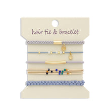 Load image into Gallery viewer, Hair Tie &amp; Bracelet Set Multi Style Elastic Hair Bands
