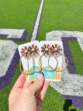 Load image into Gallery viewer, Gameday Sequin Sunburst Hoops
