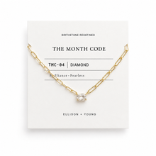 Load image into Gallery viewer, The Month Code Birthstone Necklace Collection
