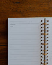 Load image into Gallery viewer, Sermon Notes Journal Pale Stripes
