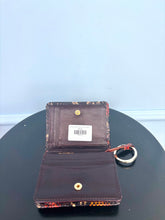 Load image into Gallery viewer, Brahmin Black Snakeprint Small Wallet

