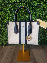 Load image into Gallery viewer, Michael Kors White/Blue Small Crossbody Purse
