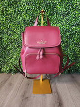 Load image into Gallery viewer, Kate Spade Maroon Small Backpack
