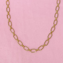 Load image into Gallery viewer, Amber Boxy Chain Necklace
