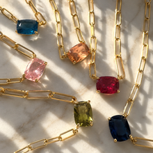 Load image into Gallery viewer, The Month Code Birthstone Necklace Collection
