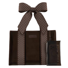 Load image into Gallery viewer, Case-Mate Espresso Polka Dot Bow Jelly Tote Bag (Classic)
