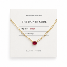Load image into Gallery viewer, The Month Code Birthstone Necklace Collection

