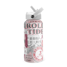 Load image into Gallery viewer, The University of Alabama 32 oz Insulated Water Bottle

