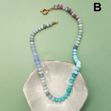 Load image into Gallery viewer, Natural Stone Semi-Precious Glass Mixed Necklace | 40NK9659

