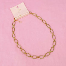 Load image into Gallery viewer, Amber Boxy Chain Necklace
