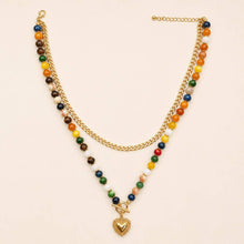 Load image into Gallery viewer, Multi Layer Pendant Resin Beaded Necklaces | 40NK9753
