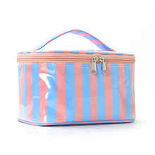 Load image into Gallery viewer, Color Block Stripe Cosmetic Bag
