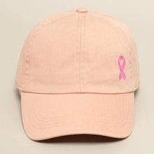 Load image into Gallery viewer, Breast Cancer Awareness Ribbon Baseball Cap
