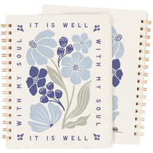 Load image into Gallery viewer, It Is Well With My Soul Spiral Notebook
