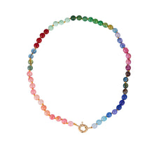 Load image into Gallery viewer, Natural Stone Semi-Precious Glass Mixed Necklace | 40NK9659
