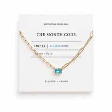 Load image into Gallery viewer, The Month Code Birthstone Necklace Collection
