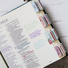 Load image into Gallery viewer, Floral Bible Tabs

