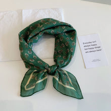 Load image into Gallery viewer, Bohemia Tropical Floral botanical square scarf bandana
